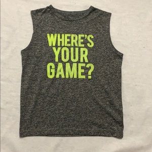 The Children’s Place Gray sleeveless Tank S 5/6